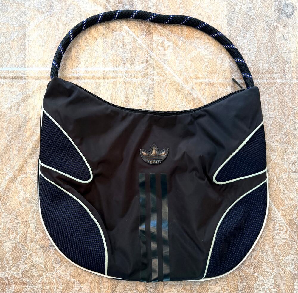 Adidas Originals Black Night Flash Shoulder Bag IT7385 Rare Y2K Style